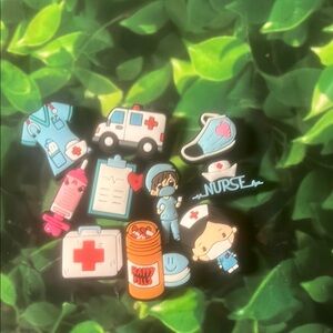 10 Nurse and Medical Croc Charms Shoe Charm Jibbit Disney Croc Charms
